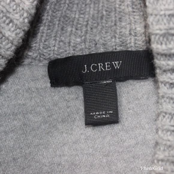 J Crew Zipped Up Sweater Jacket - Picture 5 of 6